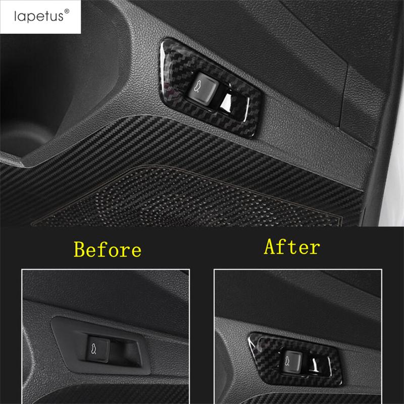 Rear Trunk Tail Gate Door Switch Control Button Decoration Frame Cover Trim Accessories For Volkswagen T-Roc T Roc 2018 - 2025