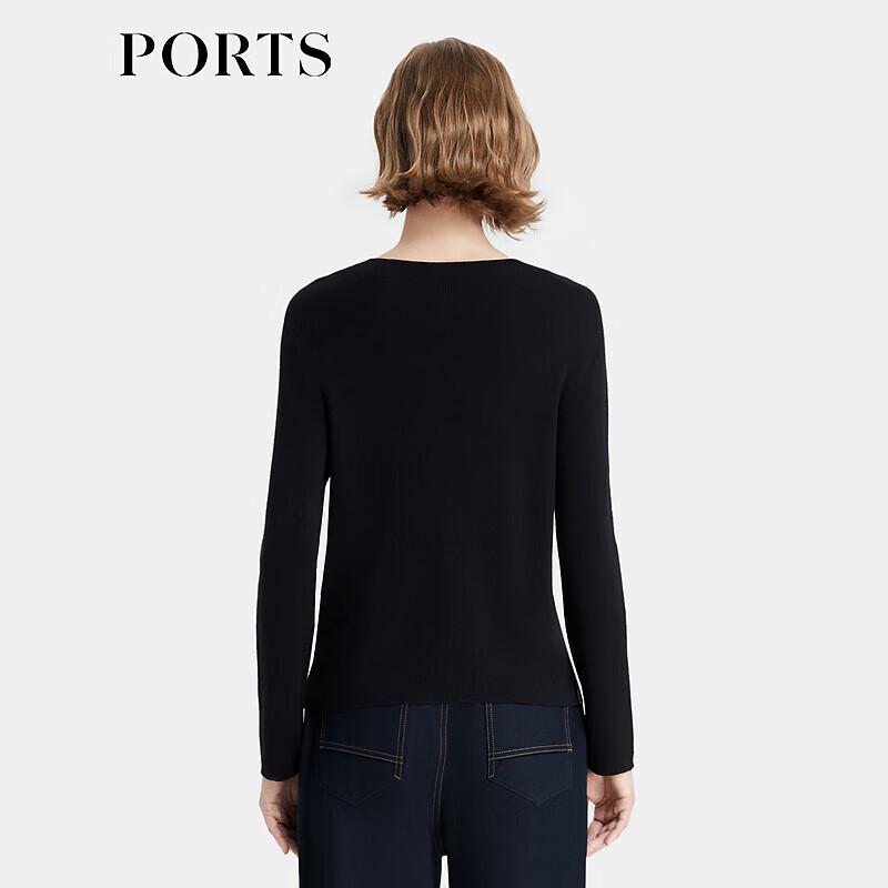 Ports Women's Autumn/Winter Contrast Knit Top