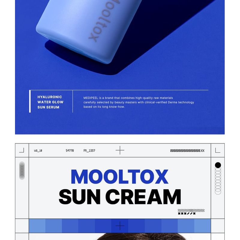 MEDIPEEL - Hyaluronic Acid Mooltox Water Glow Sun Serum