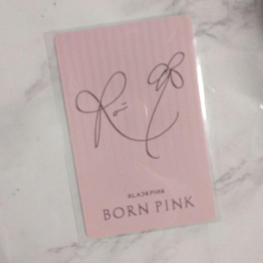 [USED] blackpink rosé bornpink lp