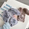 Soft Fur Phone Case For Samsung Galaxy A70 A50 A40 A30s A20s A20e A10s A10e A01 A03 A04 Core Furry Rabbit Bunny Warm Plush Cover