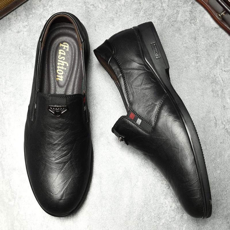 Fashion High-quality Loafers Casual Shoes Men's Leather Breathable and Comfortable Men Casual Men's Leather Fashion Trend Leather Shoes
