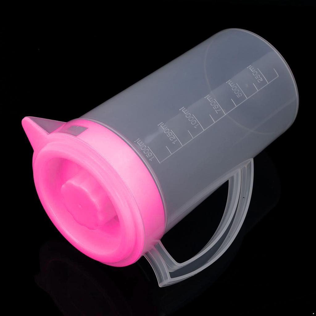 1500/2000/2500ml Waterkan Plastic Maatkan Waterketelkan met Deksel Handvat