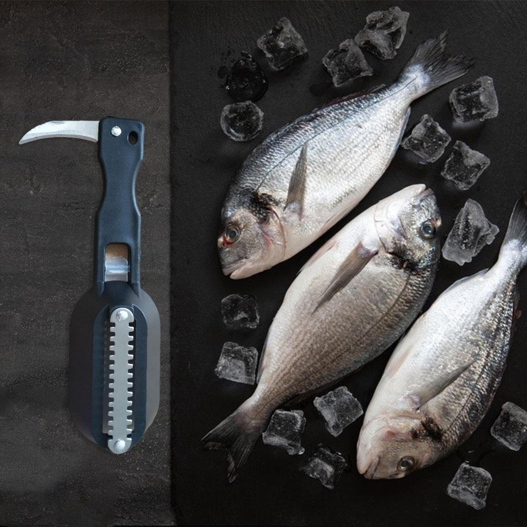 Easy Remove Fish Scaler Skin Brush Scraping Fishing Fast Cleaning for Home and