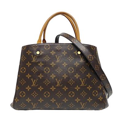 [Gebraucht] Montaigne Monogramm Leder Schulter-Tragetasche Groß - Gut #13C6W59