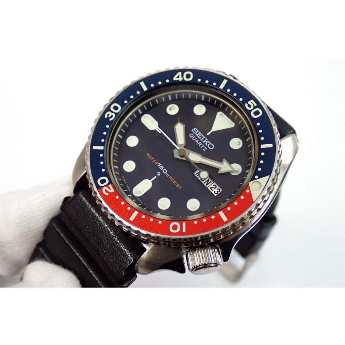 SEIKO Seiko Diver 150M Pepsi Bezel 7548-700B Watch