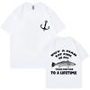 Buy A Man Eat Fish He Day Teach Fish Man To A Lifetime Fishing T-shirt Summer Men Women Fashion Casual Oversized T Shirts Tops