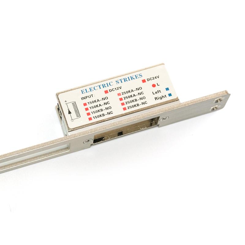 Industrial Strength Stainless Steel Long Type 12VDC Electric Strike Door Lock Fail Safe Security Feature Electronic Strike