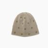 Women's Two-Tone Polka Dot Spring Hat Beanie