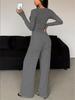2025 European & American Sexy Slim Long-Sleeve Two-Piece Set