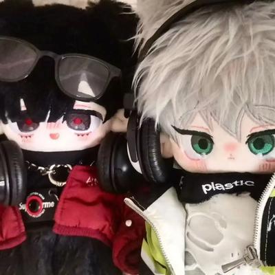 [Skladem]20cm Anime Ava Mimozemšťan Pódium Až do Ivana Plyšová Bavlna Pohledný Chlapec BL Vycpané Tělo Cosplay Ocas s Uchem Narozeninový Dárek