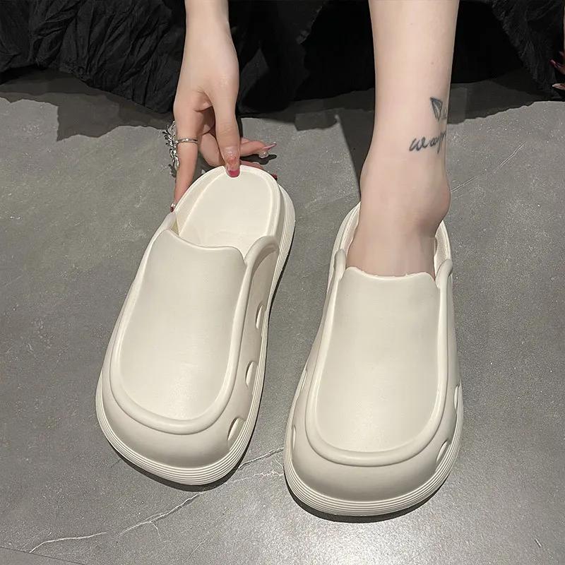 Women's Summer Slippers Designer Slip-on Beach Shoes Ladies Comfort Slipper Sandal Casual Slides Pantuflas De Mujer 2024