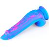 Octopus Silicone Color Dildo Liquid Multi-layer Crystal Simulation Big Penis Adult Products