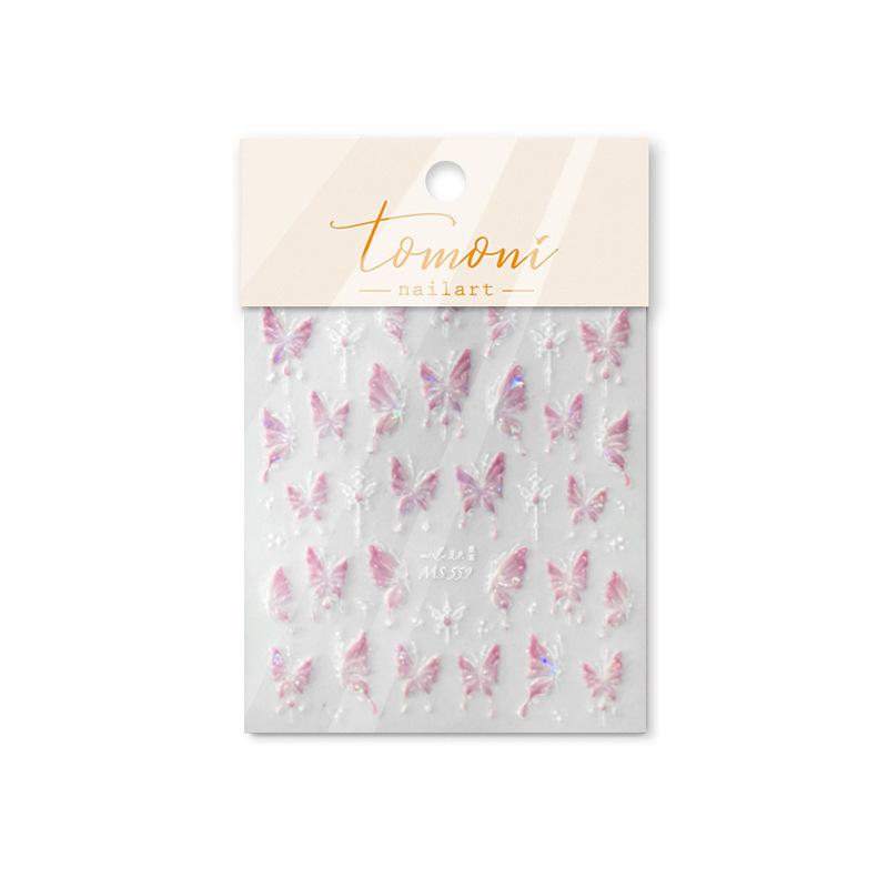 Jelly Butterfly Nail Art Sticker DIY Herstellung kreativer dekorativer Aufkleber