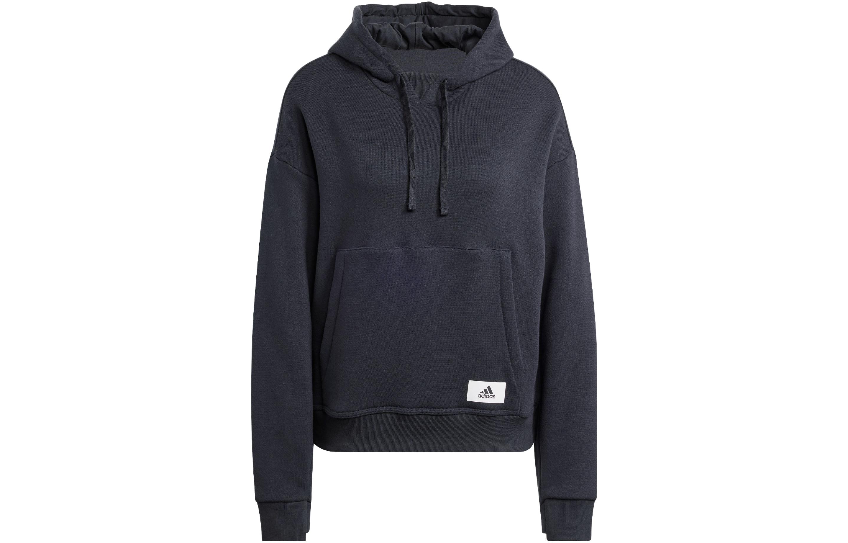 Adidas Sweatshirts Women s Black Hooded Moderate Other IU3171 S