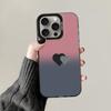 Gradient Heart-shaped Phone Case Suitable for iPhone 17 16 15 14 13 12 11 Pro/Max/Plus Anti Drop and Shockproof Back Cover