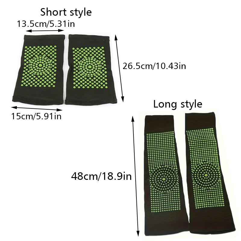 1 Paar Kniewärmer Geeignet für ältere Menschen Wintersportausrüstung Sport-Knieschützer Rutschfestes Design Bequem Lang/Kurz