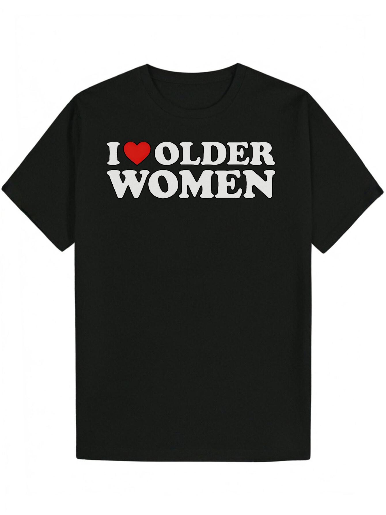Round Neck Polyester (Polyester) Letter Print T-shirt XL