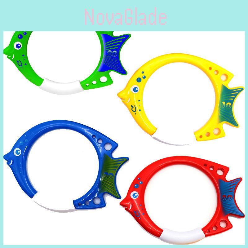 Childrens Diving Toys Set With Interactive Fish And Water Rings For Pool Fun