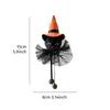 Halloween Character Hanging Ornament Set of 6 Soft Fabric Bell Figures Decoration for Entry Table Shelf Display, Indoor Gatherings and Home Room