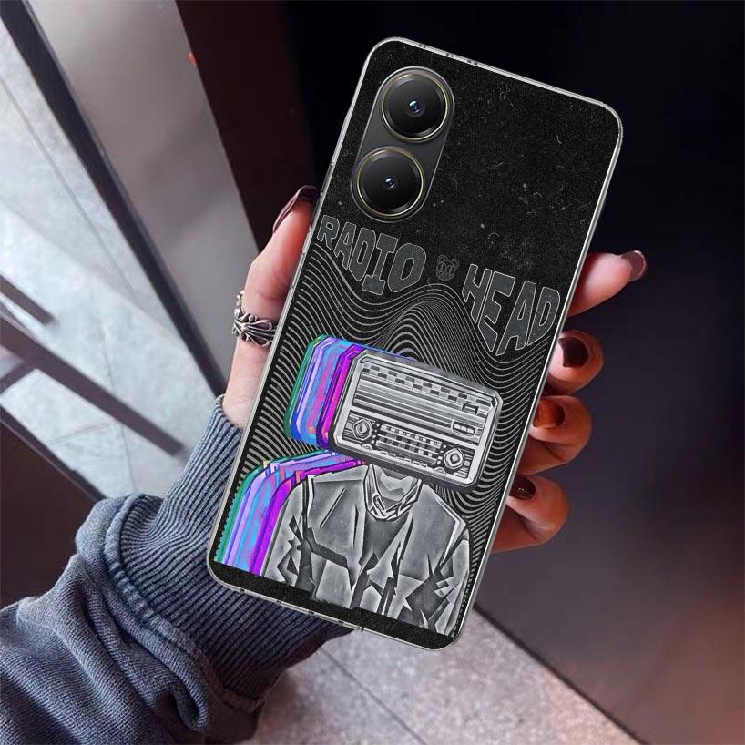 Bnad R-Radiohead Phone Case For Xiaomi Poco X5 X6 X7 Pro F7 Ultra M7 Redmi 15C 15 13C 13 12C 12 10 10C 10A 9 9C 9T 9A Cover Poco