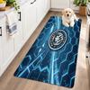 Flannel Kitchen Mat Manchester City Soft Area Rug Non Slip Floor Carpet Home Decoration