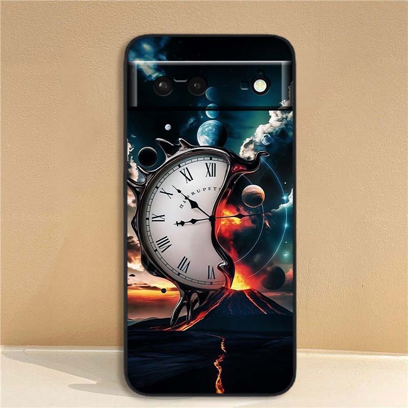 

Винтажная иллюстрация компаса Для Google Pixel 10 9a 9 8A 8 7 7A 6 6A Pro XL 2024 5G Черный Мягкий ТПУ Силиконовый Чехол для Телефона Google Pixel 6a
