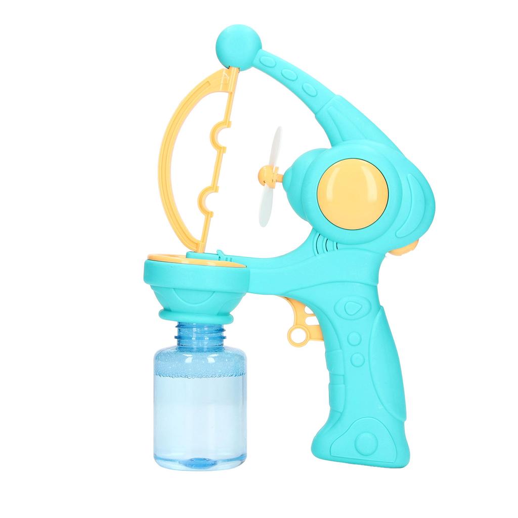 Bubble   Automatic Convenient Handle Battery Powered Interesting Fan Function Cartoon Bubble Machine for Toy