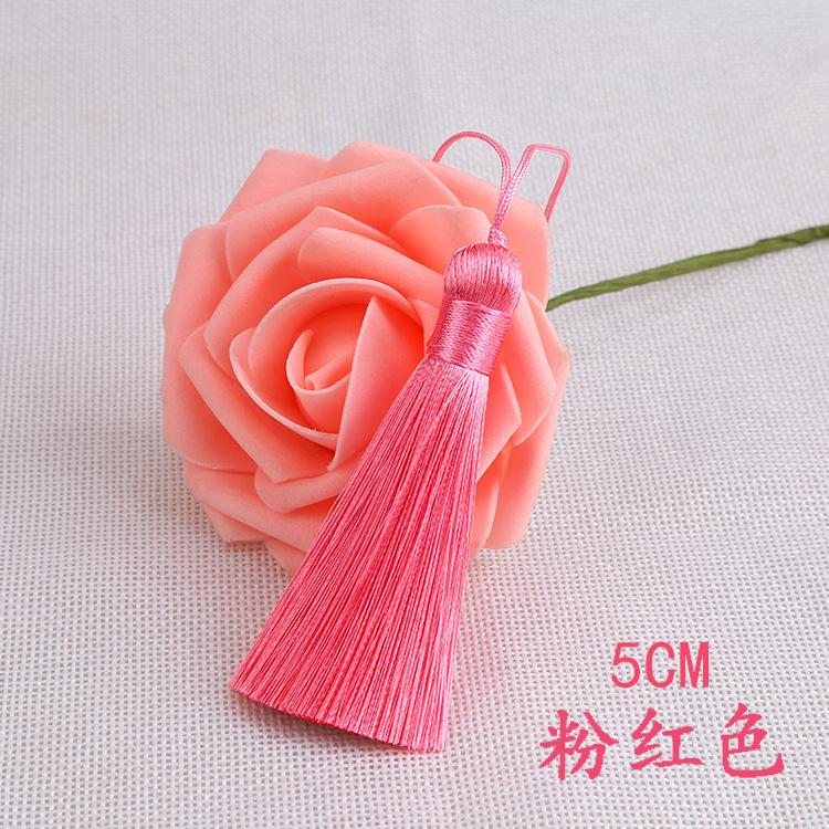 20pcs/pack 5cm Tassel for Diy Crafts Sewing Curtain Decor Bookmark Fan Hand Making Making Supplies Fringe Trim