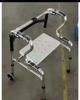 Adjustable Aluminum Alloy Walking Aid for Seniors - Four-Legged Crutches