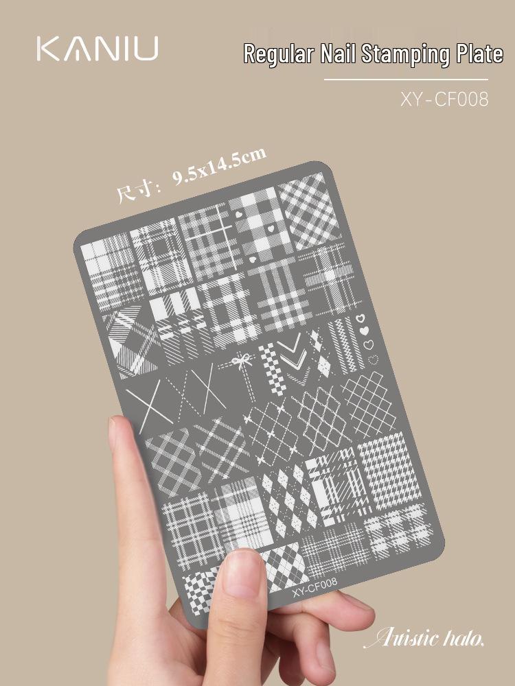 Płytki do zdobienia paznokci w stylu chińskim - Wzory motyli, koronki, kwiatowe i bambusowe