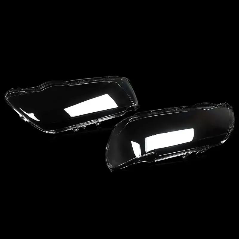 For BMW X5 E53 1999 2000 2001 2002 2003 Left/Right Side Headlight Lens Cover Car Transparent Lampshade Headlamp Glass Lamp Shell
