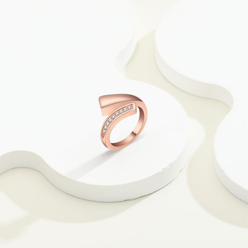 [QGJNSGC] Infinity Urn Ring, Cremation Ring for Ashes, Stainless Steel, for Women and Men, Human and Pet Ashes Holder, Funeral Keepsake Jewelry (Rose