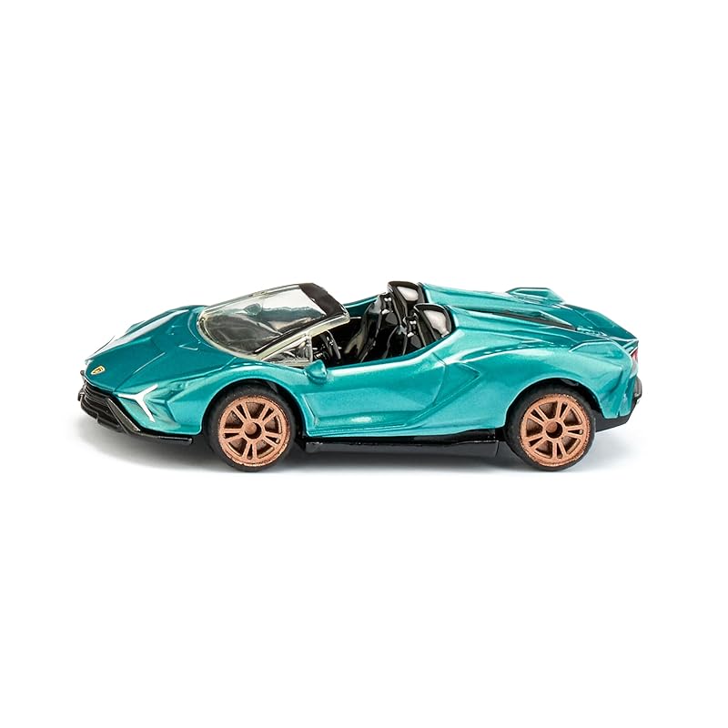 

Jiku (SIKU) lamborghini cyan roadster From around 3 years old SK1571