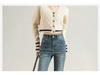 Jeans Flare Feminino 2026 de Cintura Alta Slim Fit - Azul Retrô, Estilo Versátil para Primavera e Outono