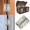 Industrial Strength 10pc Iron Cabinet Hinges Reliable Lid Support Tool Easy Installation Suitable for Wooden Metal Boxes