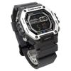 Casio Standard Digital Metal Face Watch Dark Gray with Black Inverted Overseas Model Men's MWD-110H-8BV LCD