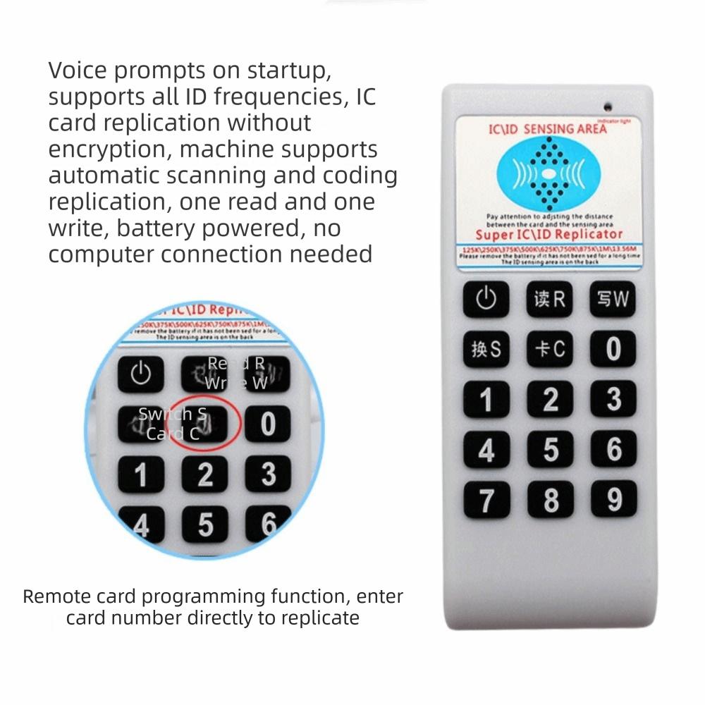 Portable Handheld RFID Duplicator 13.56MHz RFID Cloner Convenient Frequency Copier  IC Card