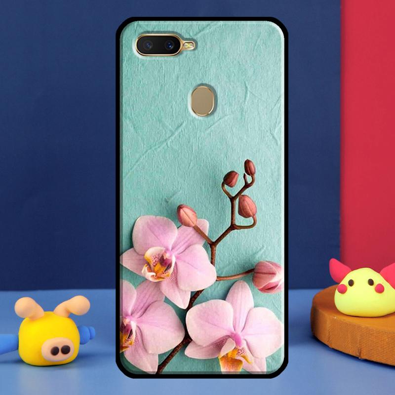 Orchid Flowers Colorful Case For Oppo A91 A5 A9 A16 A76 A96 A58 A78 A98 A52 A72 A74 A94 A54 S A57 A77 A15 A17 Cover