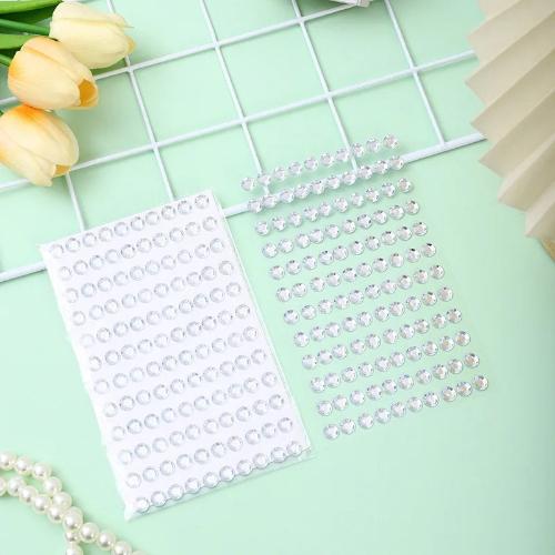 

Self Adhesive Acrylic Diamond Stickers Crystal Gems for Hair Face Stage Makeup DIY Creative Craft Supplies Wholesale