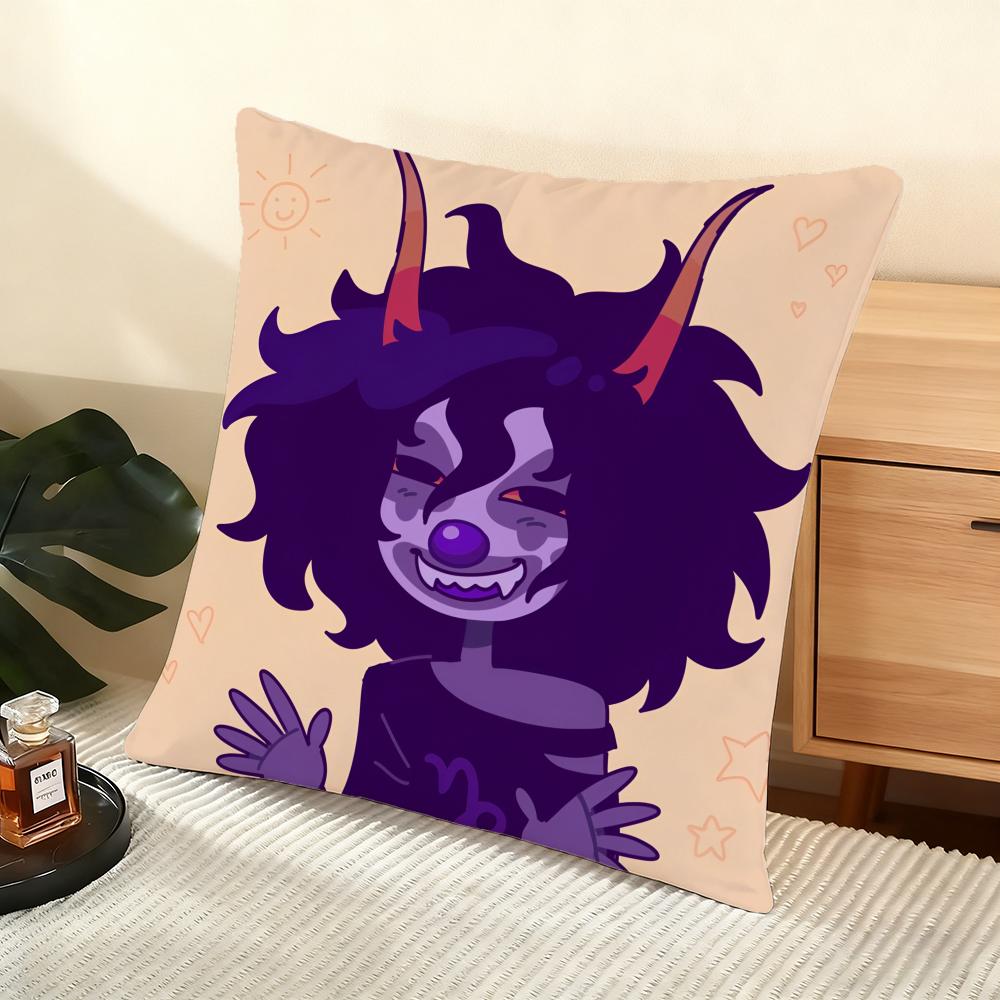 G-Gamzee Makara Cushion Cover Soft Short Plush Pillow Cover Smooth Cozy Texture Aesthetic Cushion Case Home Decor