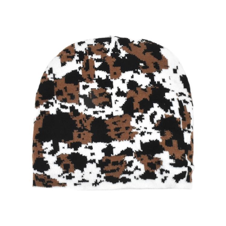 Slouchy Cotton Beanies Winter Warm Skull Cap Knitted Beanie Y2k Accessories