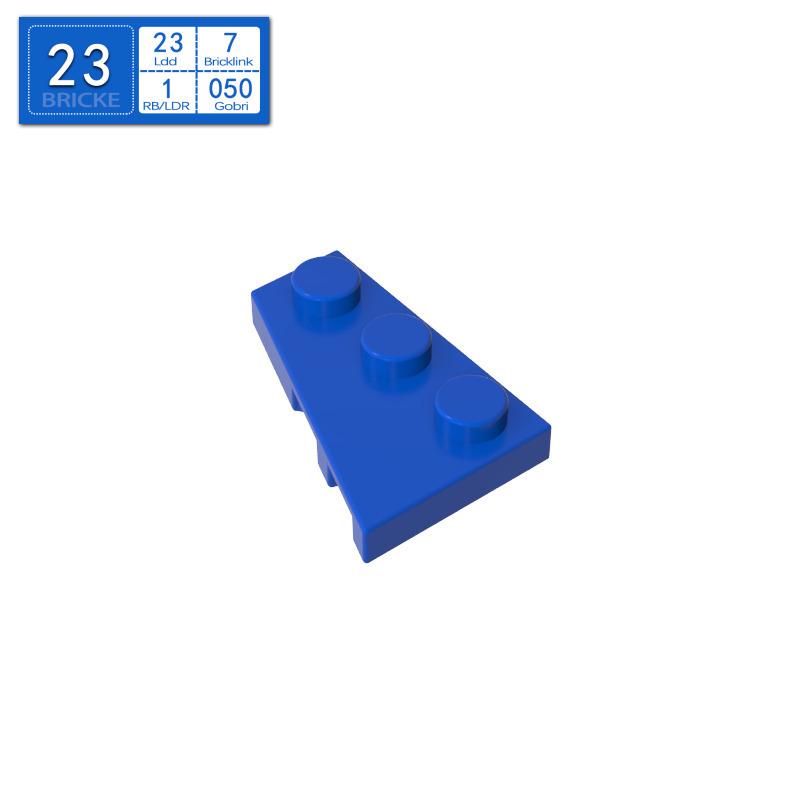 BRICKE 2x3 Left Wedge Plate Compatible with Lego 43723 MOC Building Block Parts