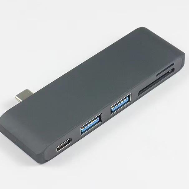 Type-C 4-in-1 Dual HDMI Screen Mirroring & Extended Display HD Expansion Dock with USB 3.0 Hub Converter