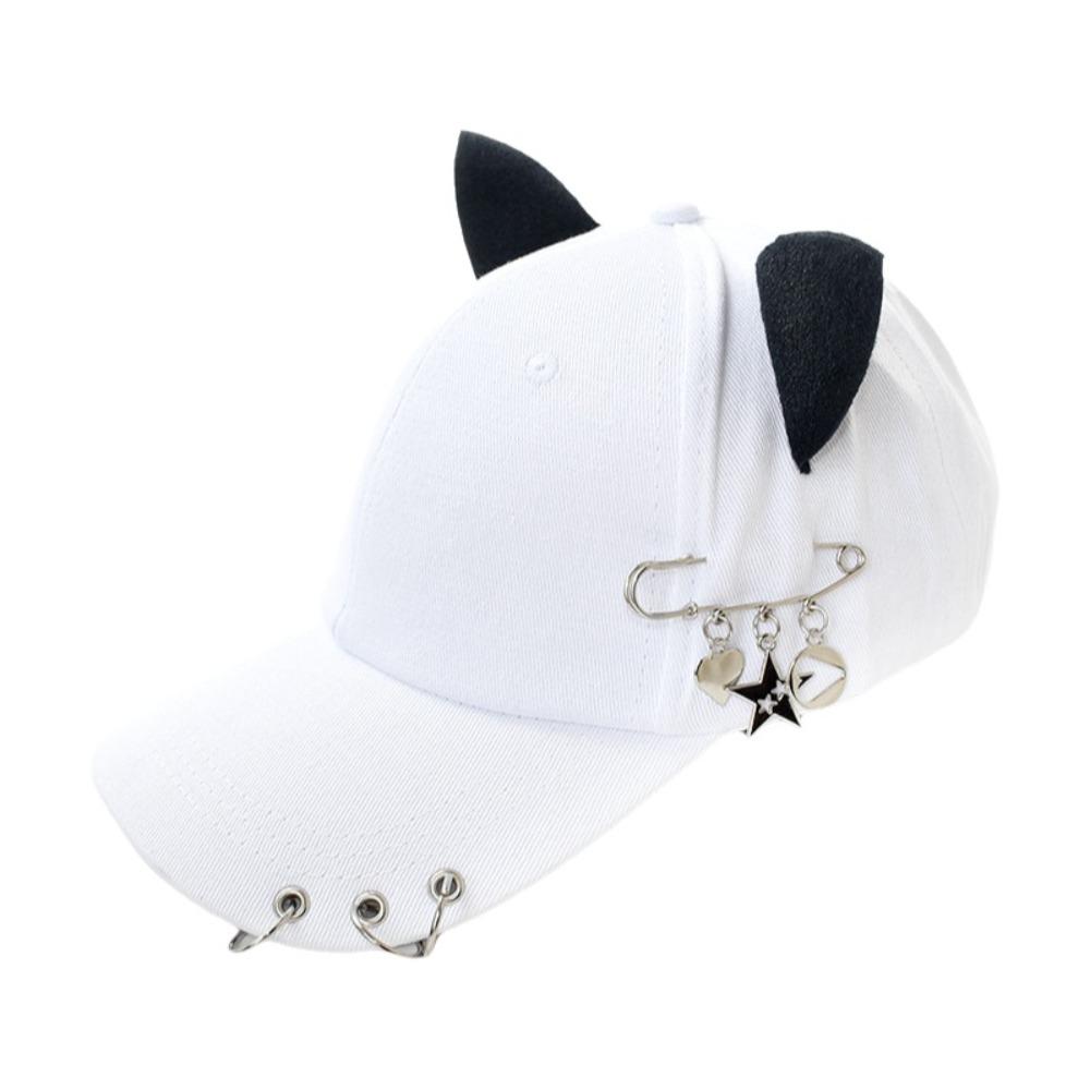 Cat Ear Baseball Caps Breathable Peaked Cap Unisex Sunscreen Hat Unisex