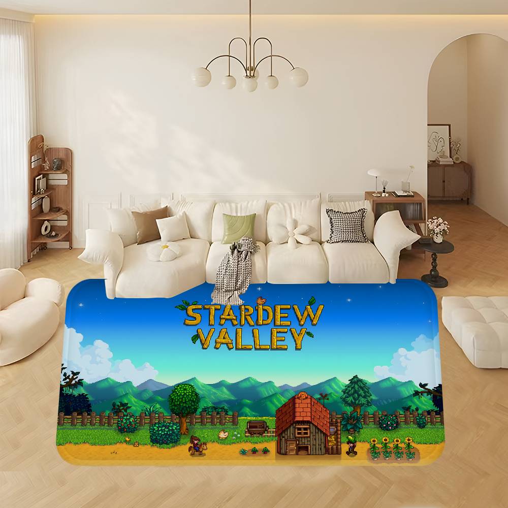Anime Game Stardew Valley Kitchen Mat Nordic Style Bedroom Living Room Doormat Home Balcony Anti Slip Welcome Rug