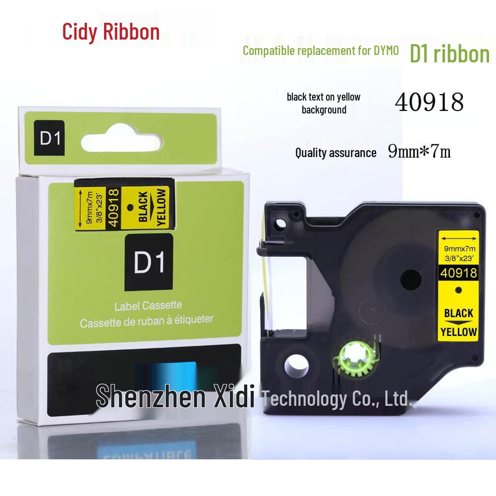 Compatible Label Paper for DYMO Dymo/3M Label Makers: 9, 12, 19, 24mm Sizes