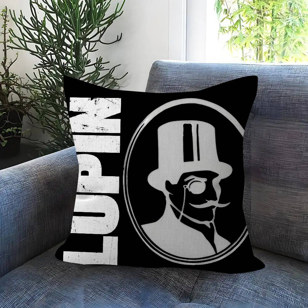 Lupin the Third Anime   Maple Design Cushion Cover Happy Autumn Harvest Decor Holiday Decorati Pillow Cover