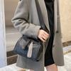 Vintage Tassel & Rivets Decor Handbag  Ladies Fashion Punk Style Crossbody Boston Bag  Women'S Y2k Style Novelty Bag