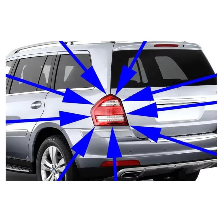 Taillights 1648203564 & 1648203664 for Mercedes-Benz M-Class GL W164 (2005-2011).